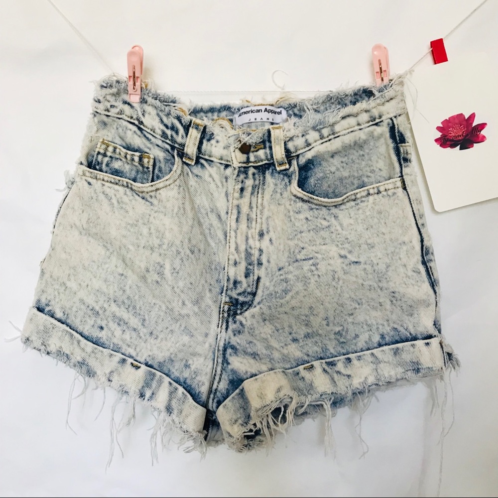 American apparel acid wash  short size 26